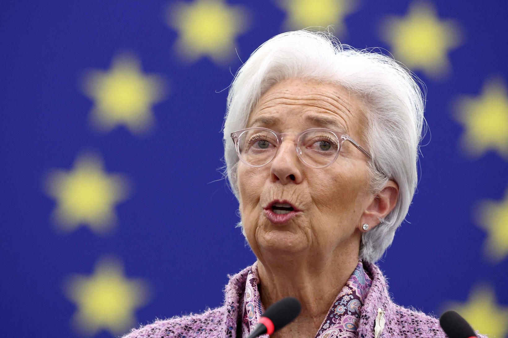 Christine Lagarde seðlabankastjóri evrópska seðlabankans.