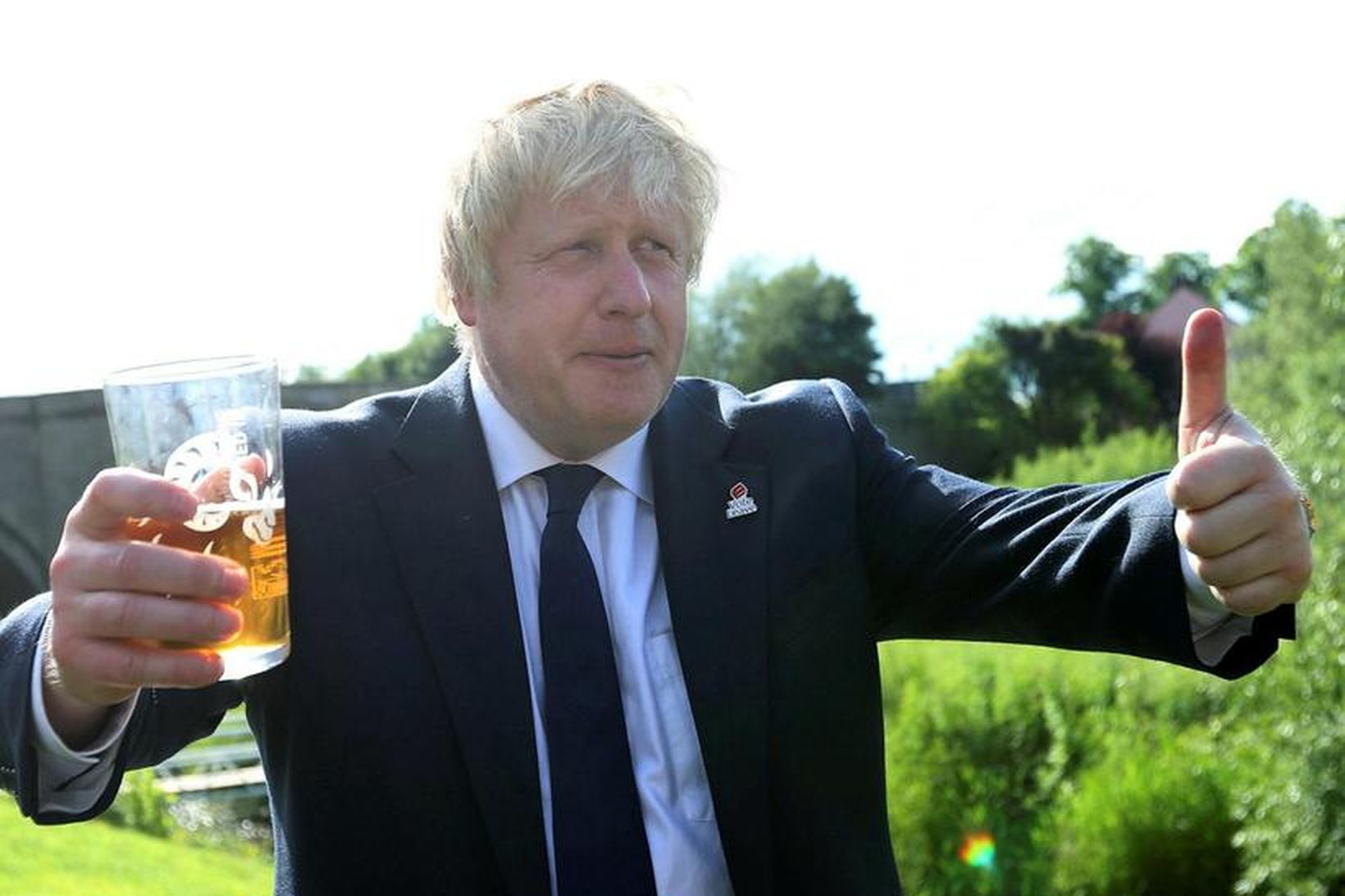 Boris Johnson, fyrrverandi borgarstjóri London, vonast til þess að Brexit …
