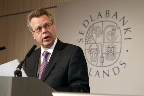 Már Guðmundsson, Head of the Central Bank of Iceland.