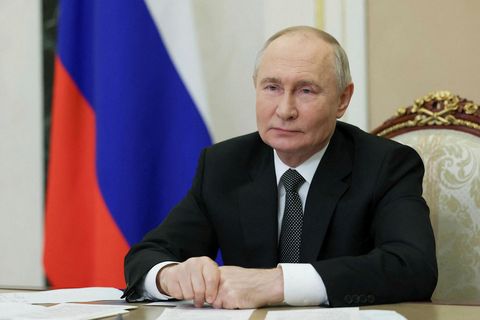 Vladimír Pútin Rússlandsforseti.
