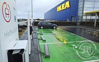 Hleðslustöðvar fyrir rafbíla við IKEA