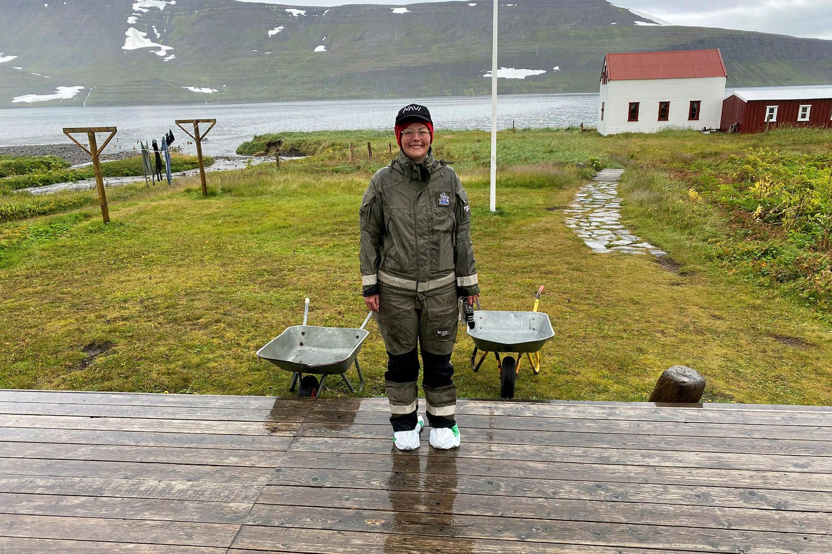 Brynja Huld Óskarsdóttir var landvörður á Hornströndum síðastliðið sumar.