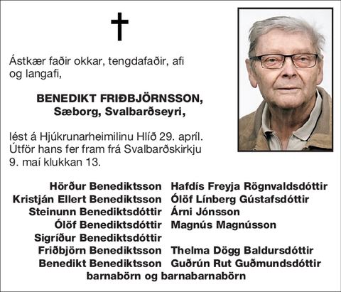 Benedikt Friðbjörnsson,