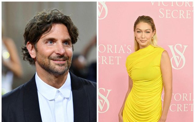 Bradley Cooper og Gigi Hadid eru að stinga saman nefjum.