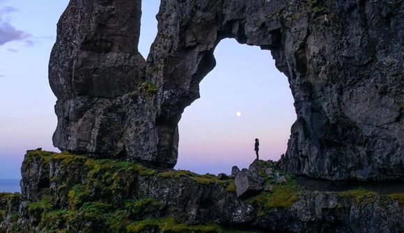 Hefur alltaf elskað að synda í fossum