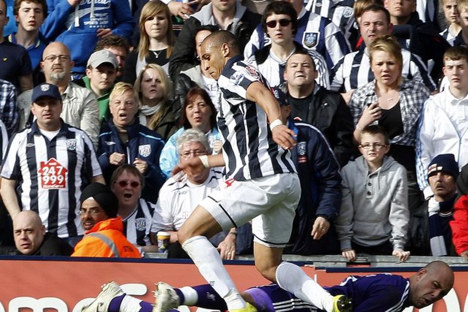 Peter Odemwingie lék mjög vel með WBA þarsíðasta vetur og skoraði 15 mörk.