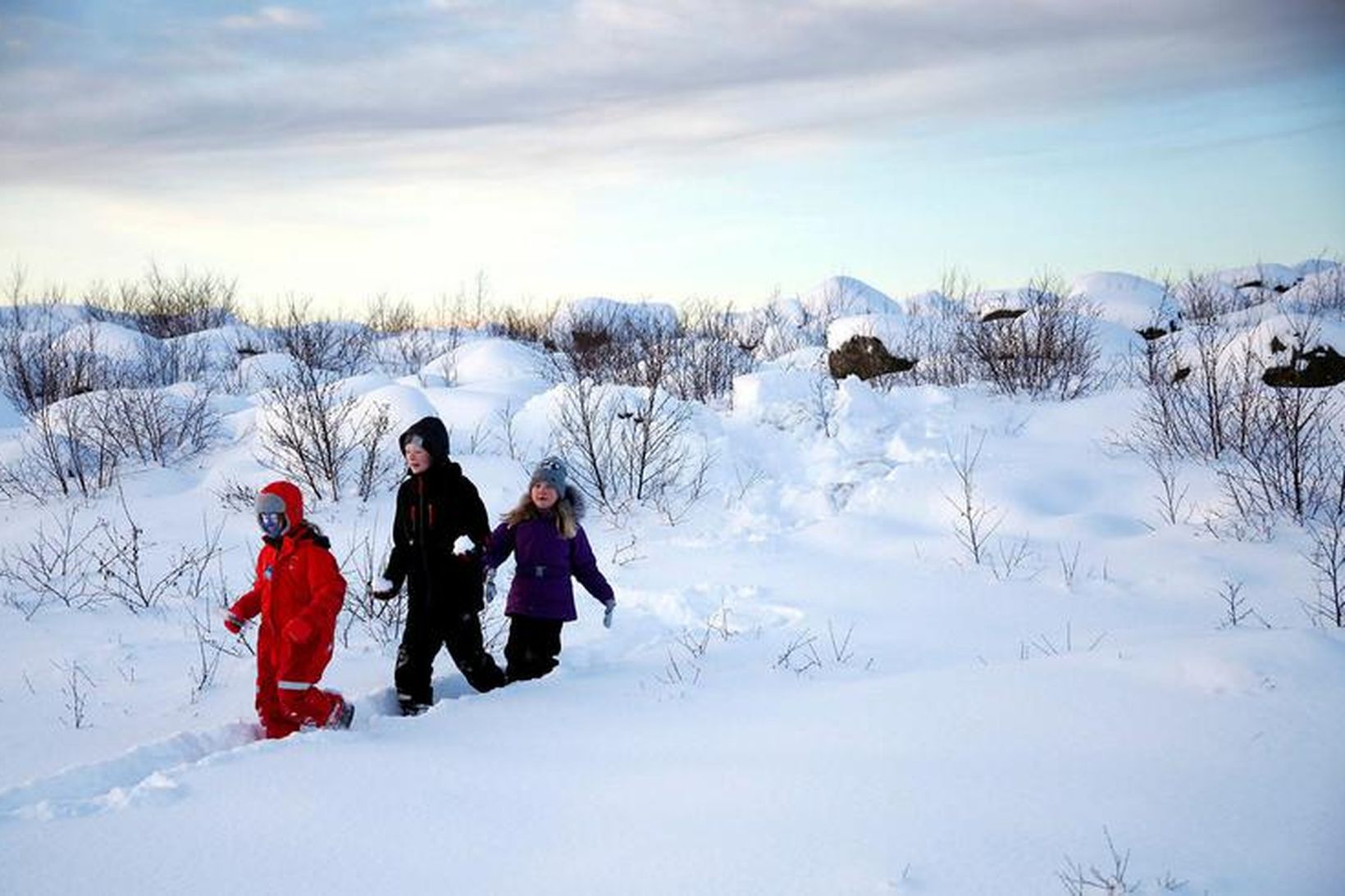 Það verða að öllum líkindum hvít jól um allt land, …