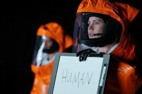 Amy Adams in her role in Arrival.
