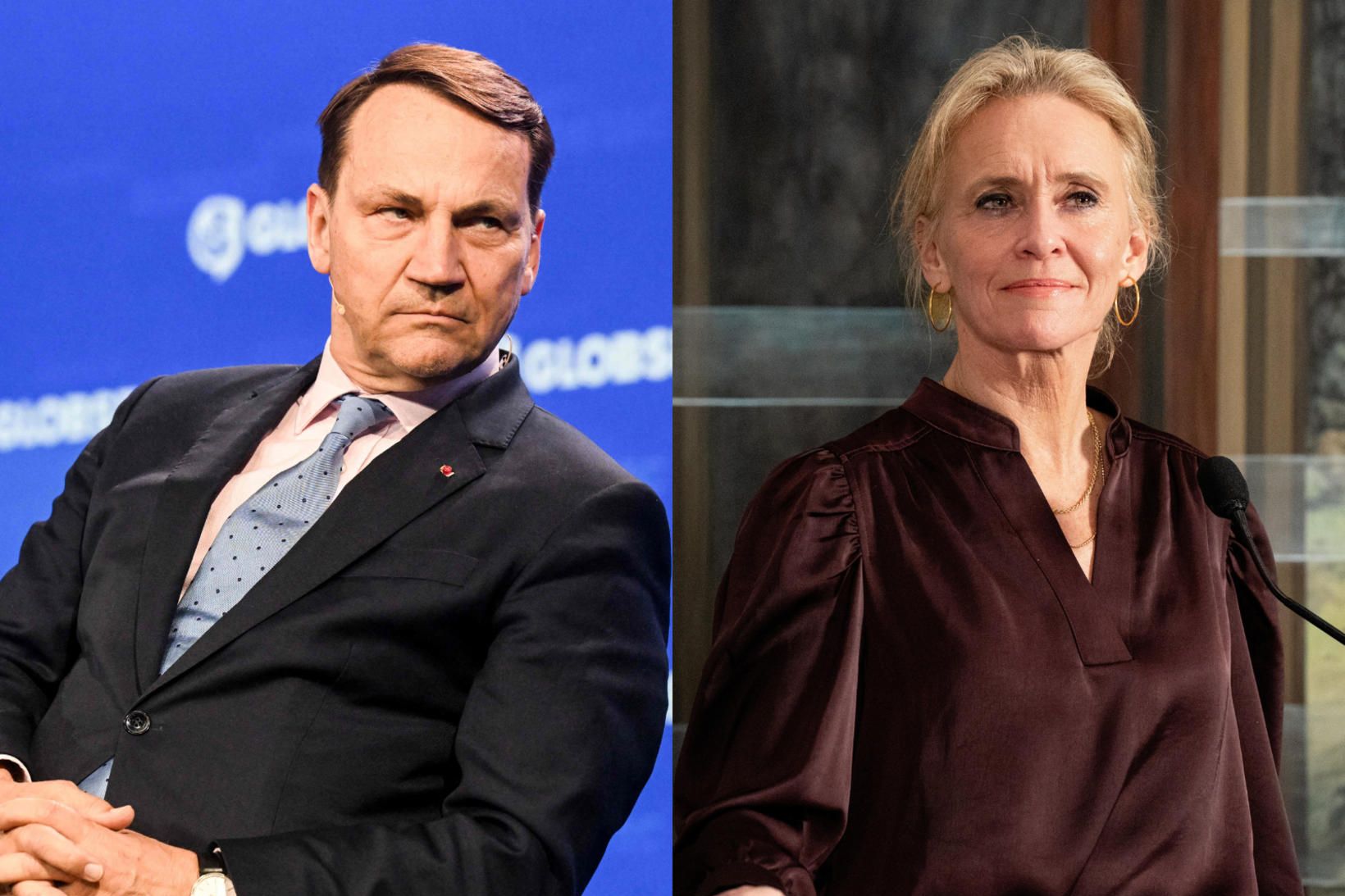 Beint: Sikorski og Þorgerður Katrín með erindi