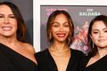 Kvennablómi Leikkonurnar Karla Sofia Gascon, Zoe Saldana og Selena Gomez á rauða dreglinum í Los Angeles í október á síðasta ári. Þær leika allar í kvikmyndinni Emilia Pérez. Bæði Gascon og Saldana eru tilnefndar fyrir leik sinn í myndinni, en Gascon er fyrsta trans leikkonan (svo vitað sé til) sem tilnefnd er til Óskarsverðlauna.