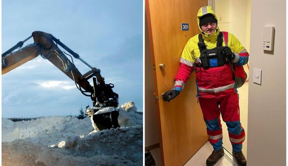 Hraunaði yfir björgunarsveit með keðjusög á lofti