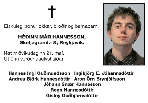 Héðinn Már Hannesson,