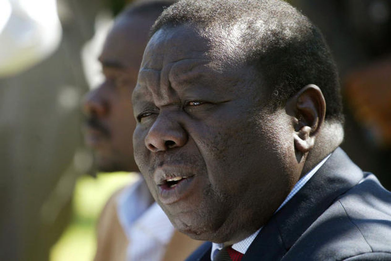 Morgan Tsvangirai, leiðtogi stjónarandstöðunnar í Zimbabve.