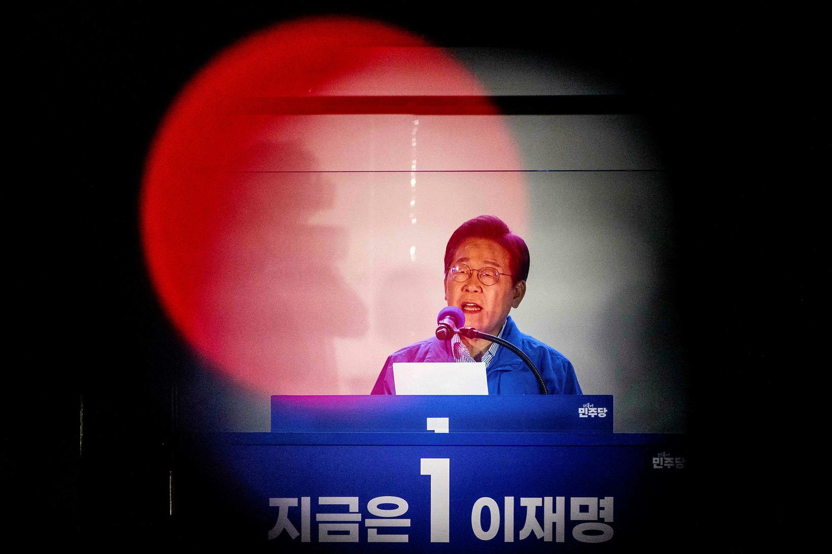 Lee Jae-Myung virðist vera nýr forseti Suður Kóreu.