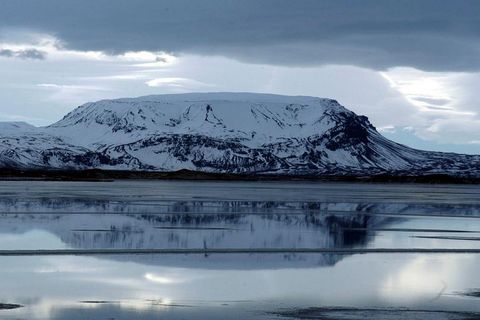Magical Mývatn in winter.