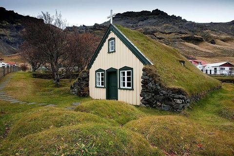 There are a few turf churches left.