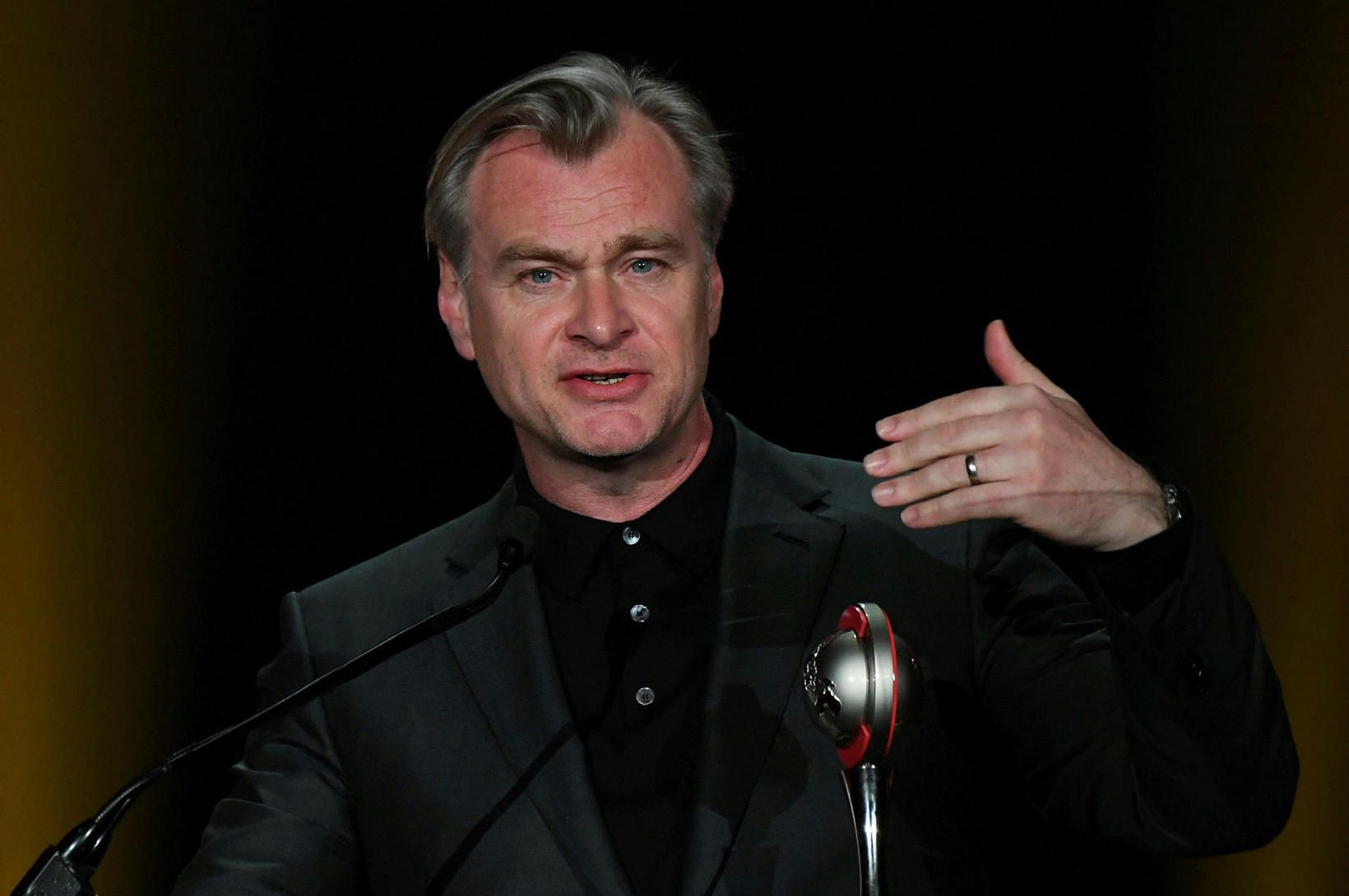 Christopher Nolan á vappi í borginni 