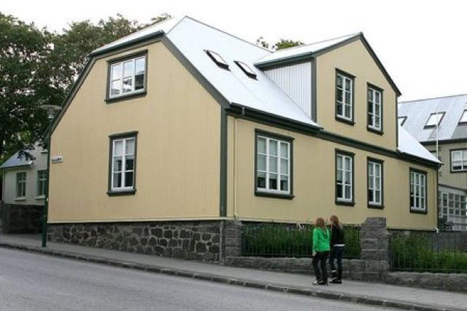 Gömlu höfuðstöðvar Baugs við Túngötu.