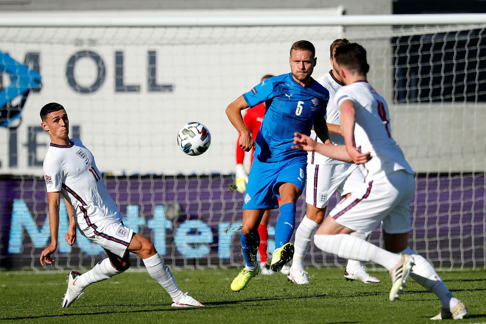 Phil Foden á Laugardalsvelli.