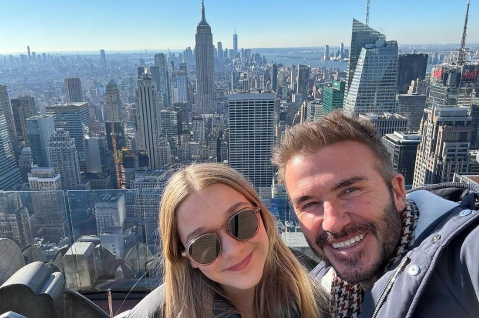 Beckham-fegðin bara tvö saman í New York