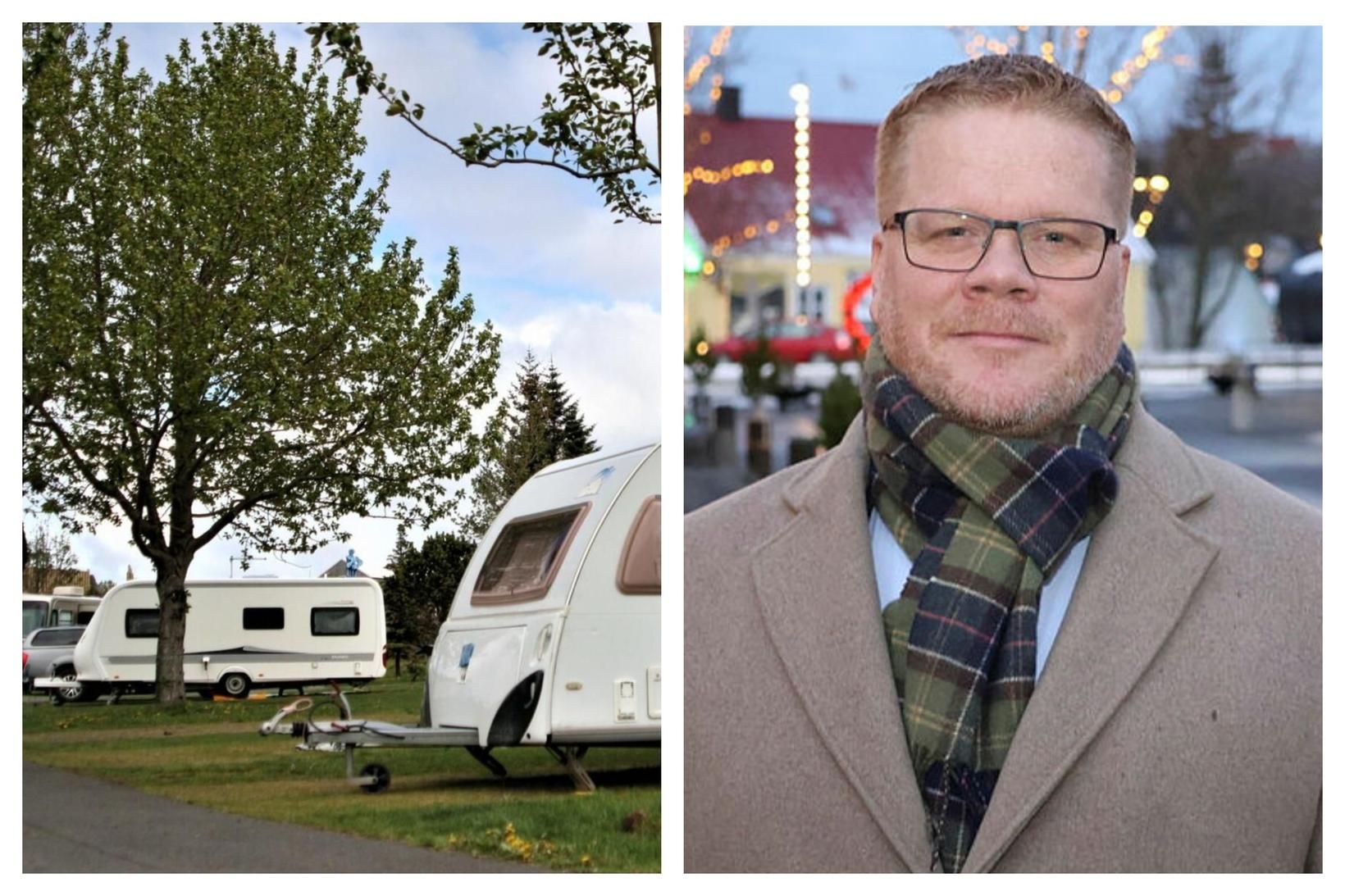 Valdimar Víðisson, bæjarstjóri Hafnarfjarðar, segir samning bæjarins við skátafélagið Hraunbúa …