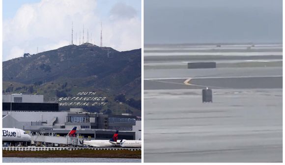 Taska á ferðalagi um flugbrautina