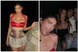 Kylie Jenner fagnaði 26 ára afmæli sínu í lúxusfríi á Ítalíu.