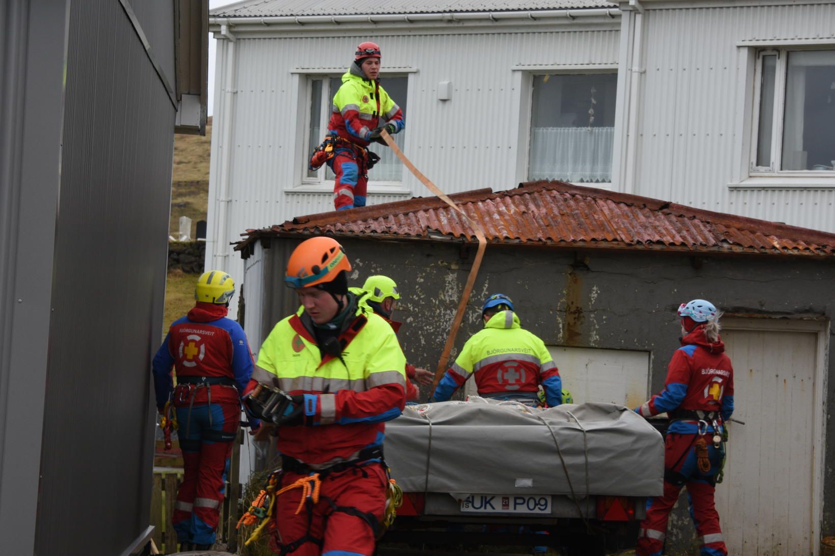 „Við ætlum að vera hér fram eftir degi og sjá …