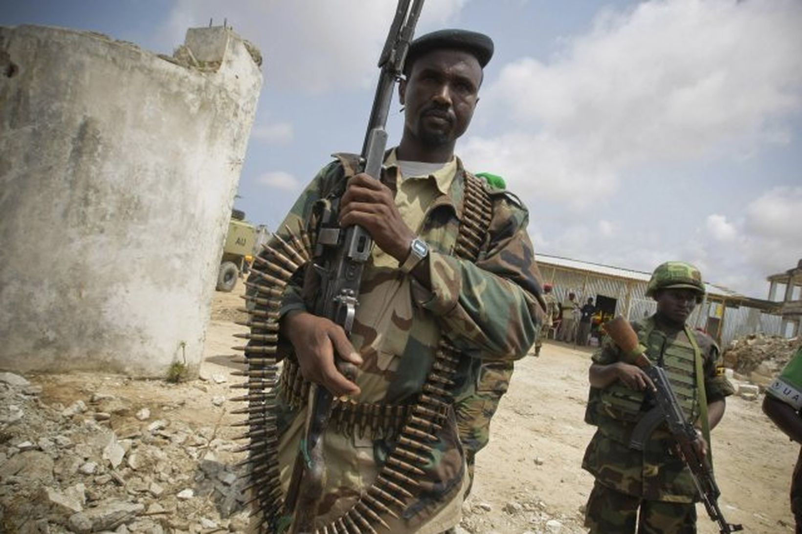 Hermaður í Mogadishu.