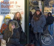 Beðið eftir strætó í jökulkulda