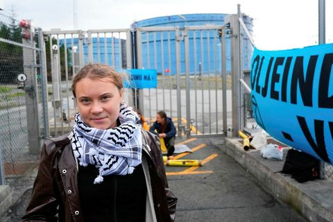 Greta Thunberg.