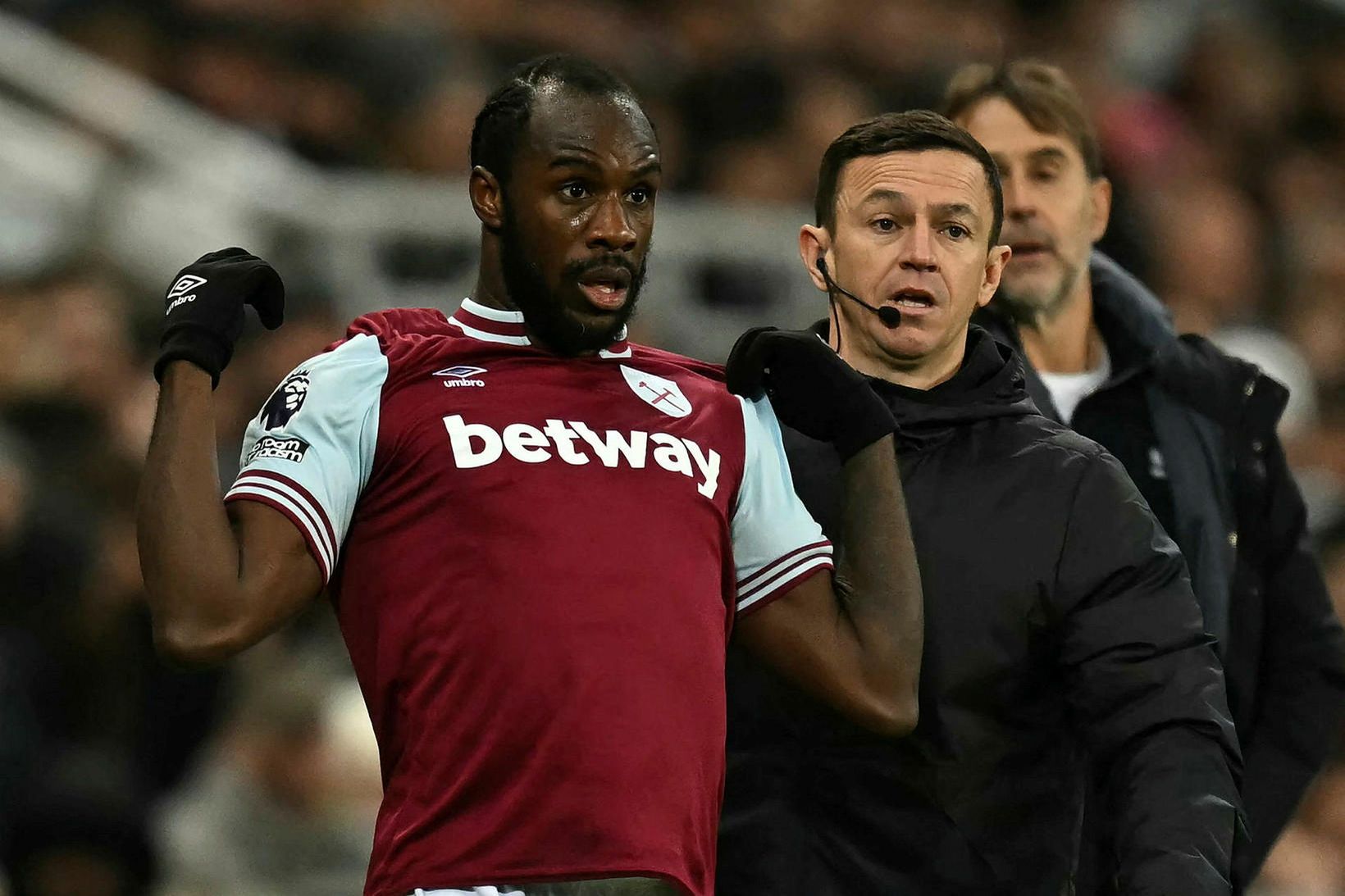 Michail Antonio verður líklegast frá í ár vegna meiðsla.