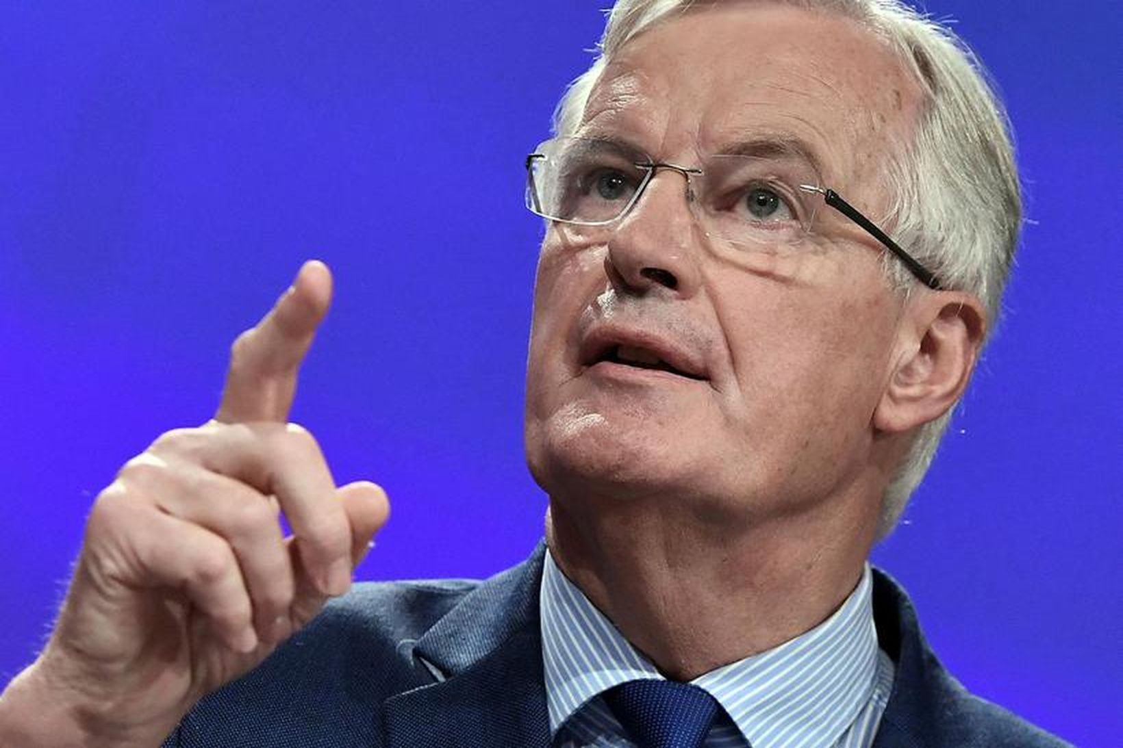 Michel Barnier segir áhyggjuefni hversu lítið hefur þokast í viðræðum …