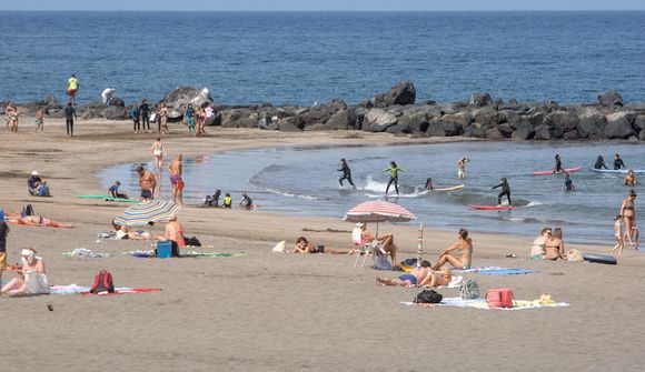 Mikil rigning á Tenerife