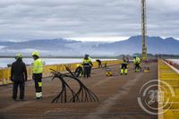 Framkvæmdir við verkið hringveginn um Hornafjörð 