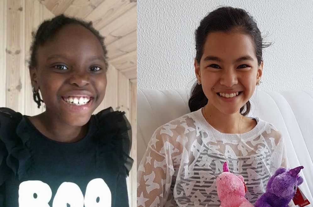 Mary, eight, and Hanyie, eleven, will be deported within the next few days.