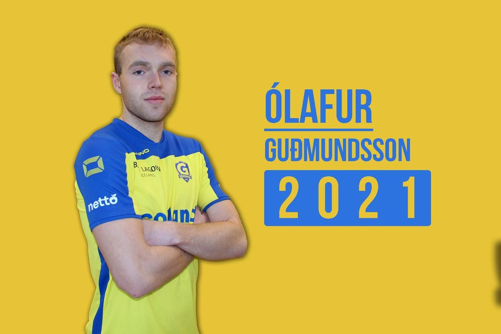 Ólafur Guðmundsson leikur með Grindavík í sumar.