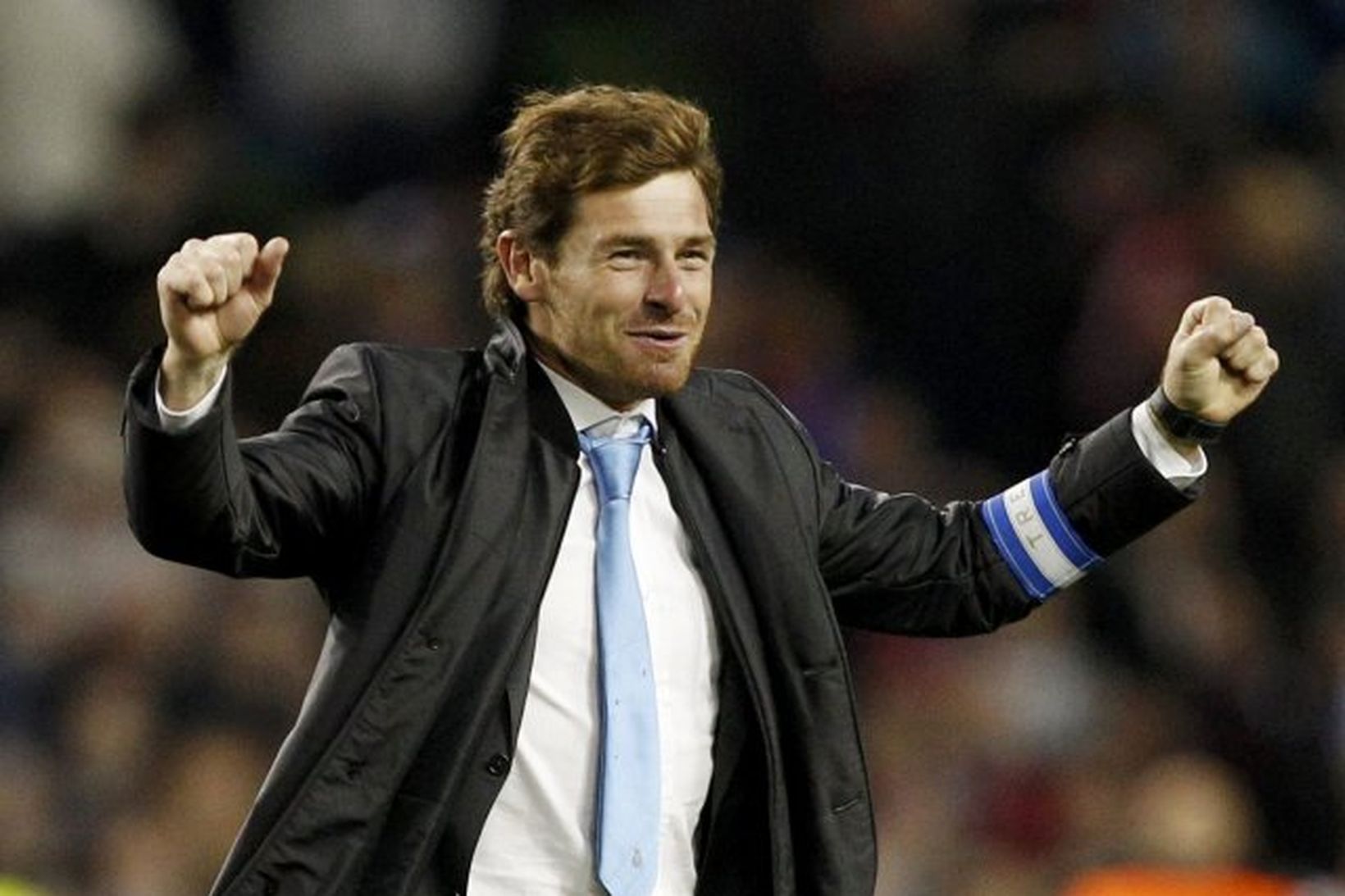 Andre Villas-Boas fagnar sigri með Porto í Evrópudeild UEFA.