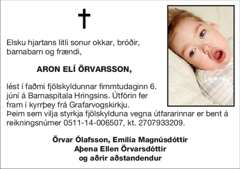 Aron Elí Örvarsson,