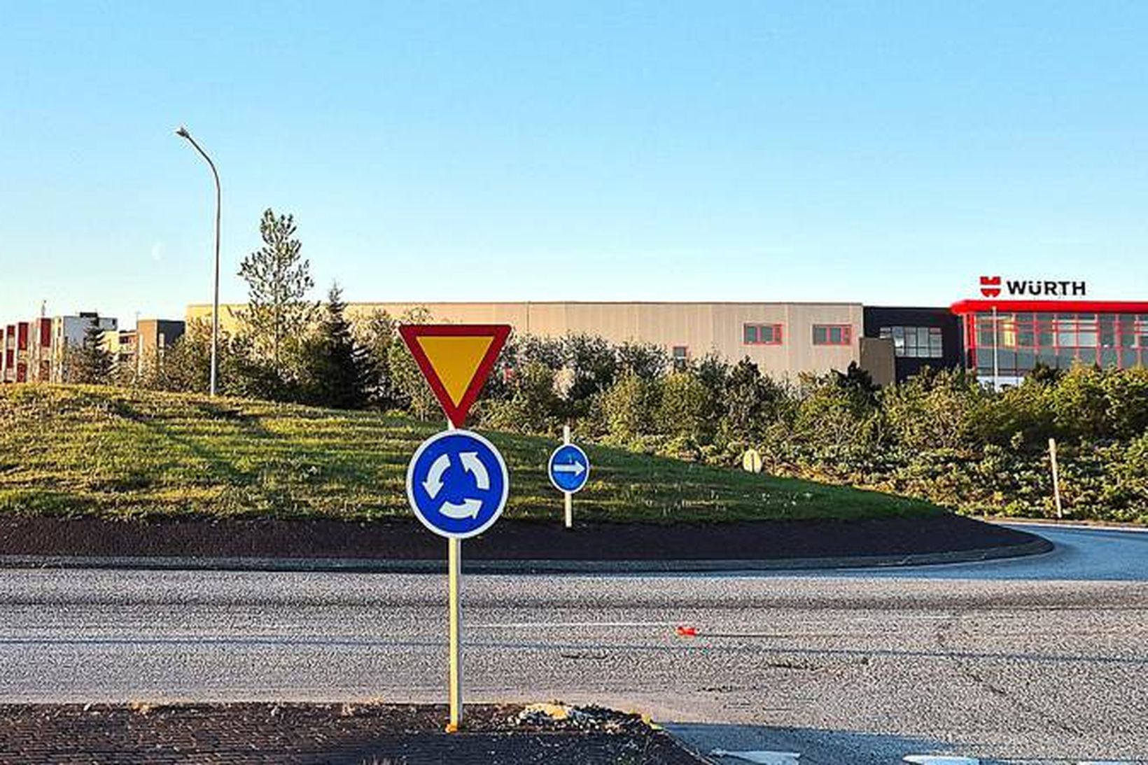 Hringtorgið á mótum Suðurlandsvegar og Breiðholtsbrautar verður óbreytt til að …