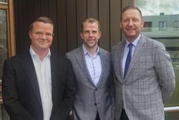 Benedikt Egill Árnason, framkvæmdastjóri LOGOS, Tómas Eiríksson, stjórnarformaður Lagavita og Halldór Brynjar Halldórsson, lögmaður LOGOS.