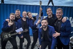 Stuðlabandið kynnti þjóðhátíðarlagið á K100 í dag.