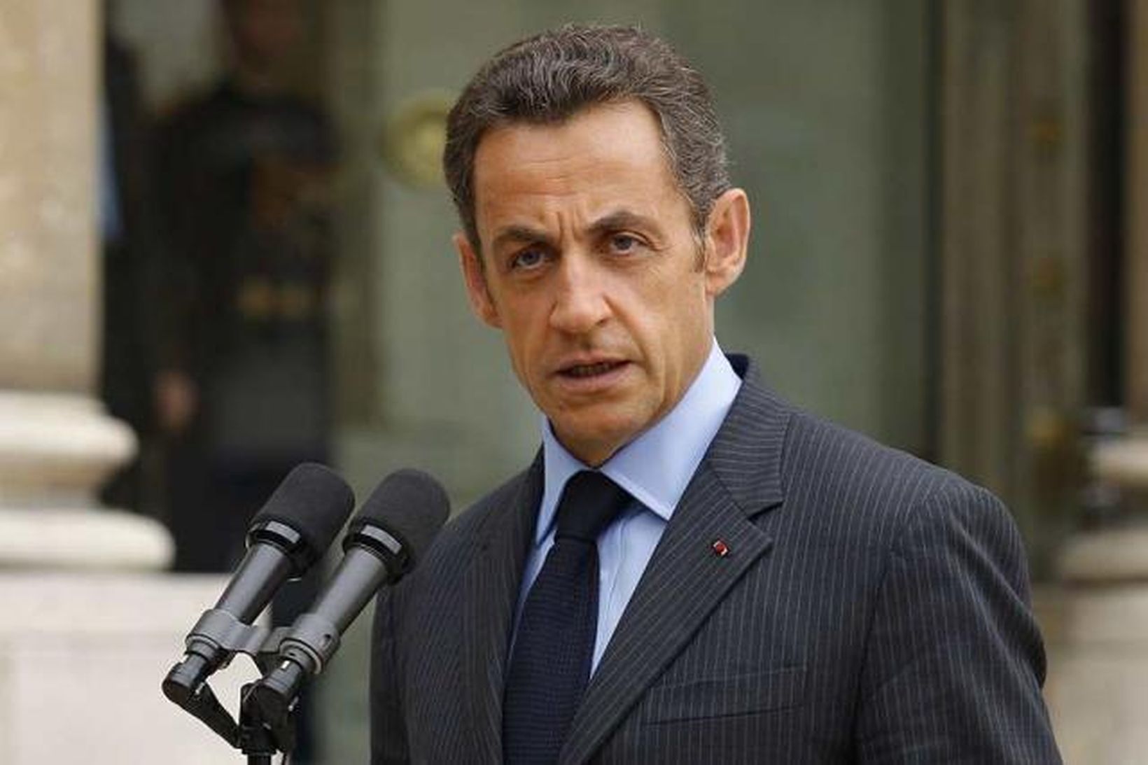 Nicolas Sarkozy Frakklandsforseti.