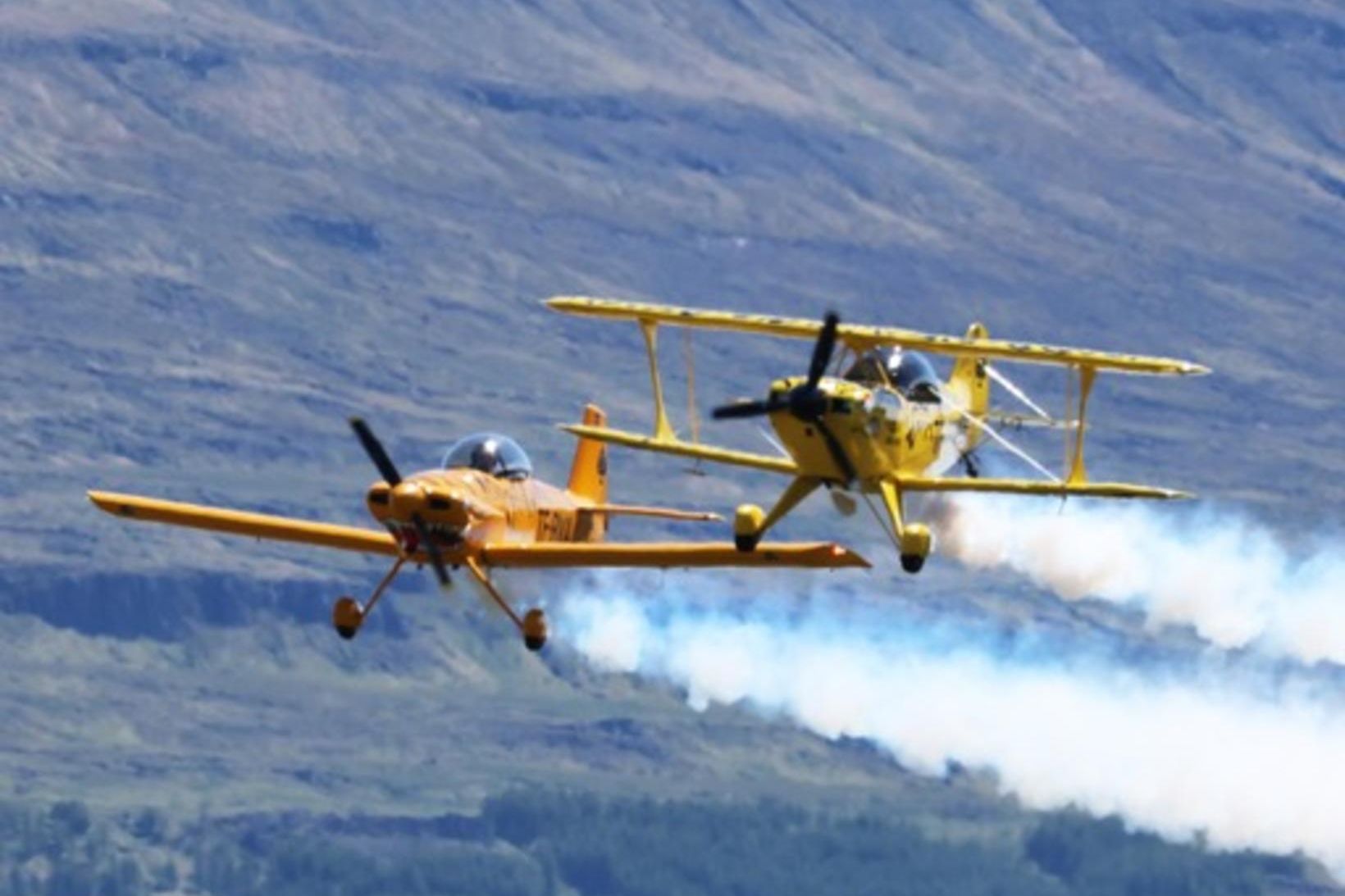 Árlegur Flugdagur Flugsafns Íslands var haldinn í dag á Akureyravelli.