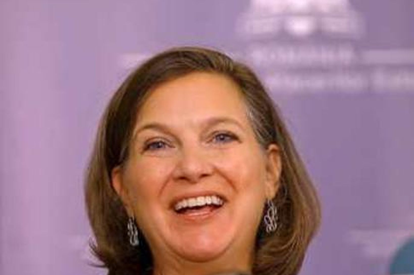 Victoria Nuland er þessa dagana í heimsókn í Rúmeníu.