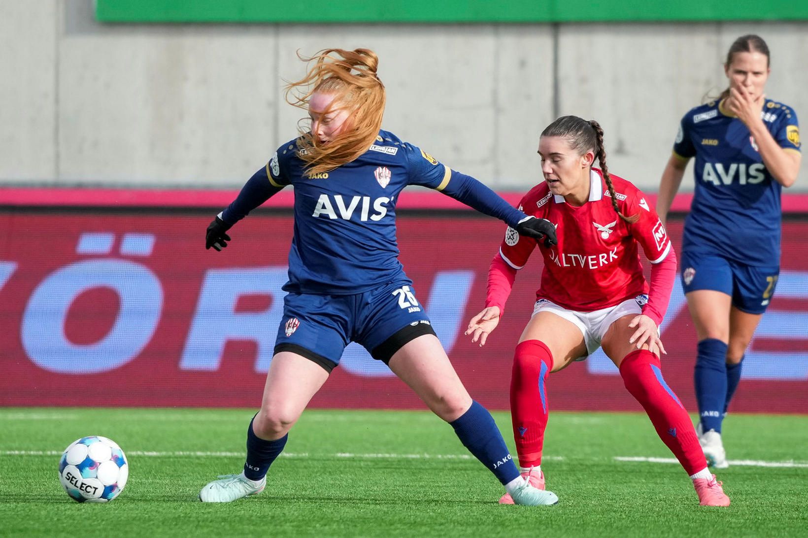 Þórdís Elva Ágústsdóttir, með boltann, hefur farið frábærlega af stað …