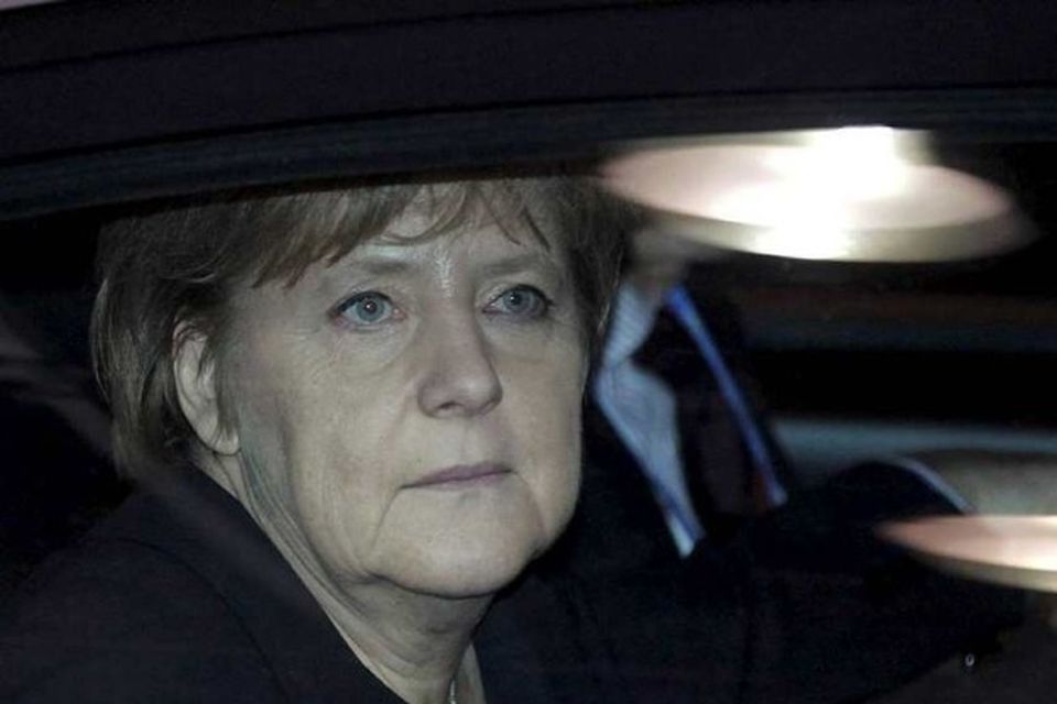 Germany's Chancellor Angela Merkel arrives at an European Union summit in Brussels December 8, 2011. …