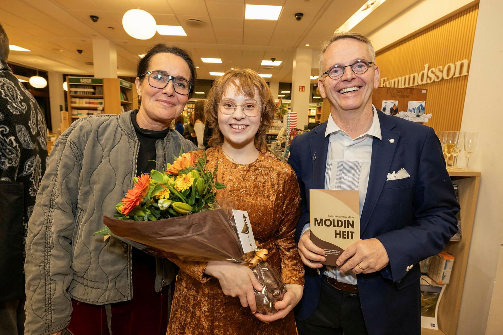 Elín G. Ragnarsdóttir, Birgitta Björg Guðmarsdóttir og Ásmundur Helgason.