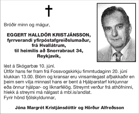 Eggert Halldór Kristjánsson,