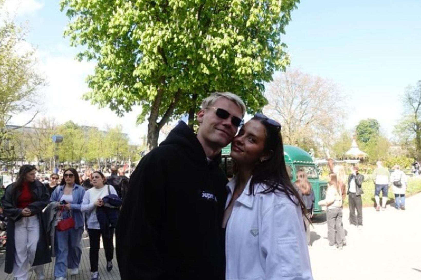 Orri Óskarson og Sylvía eignuðust stúlku